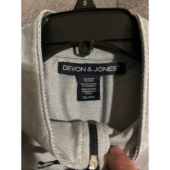 Devon & Jones Easy Care Pullover Jacket Size 2XL - Picture 5 of 5